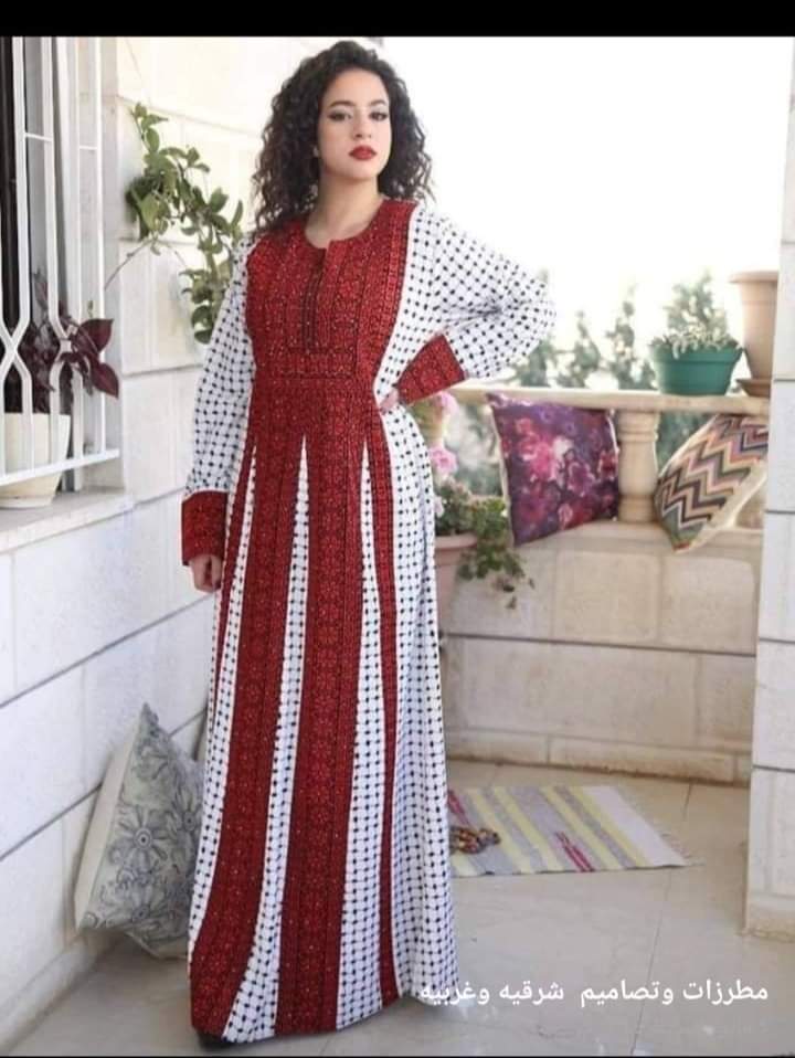 Jordanian Palestinian Dress Abaya THOBE / KAFTAN (Embroidered)