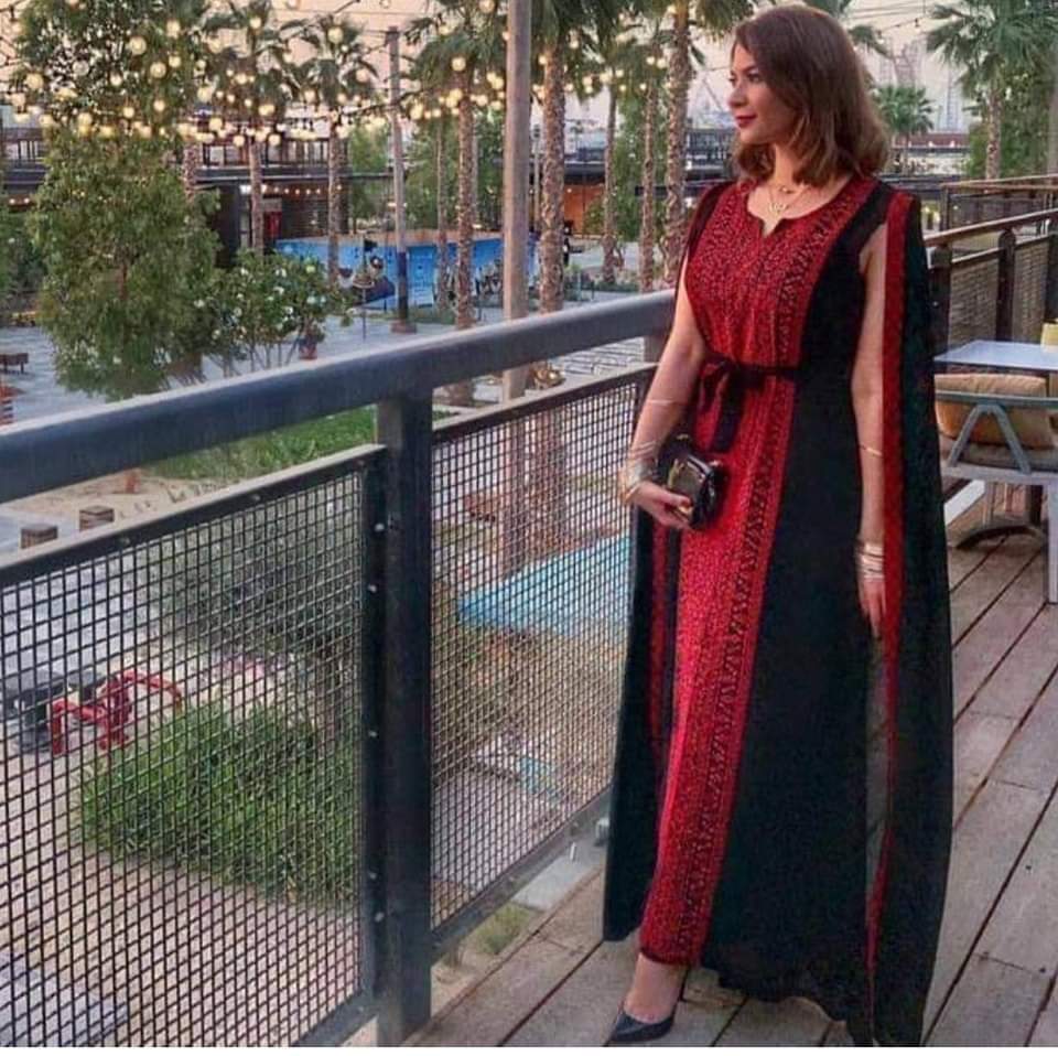 Jordanian Palestinian Dress Abaya THOBE / KAFTAN (Embroidered)