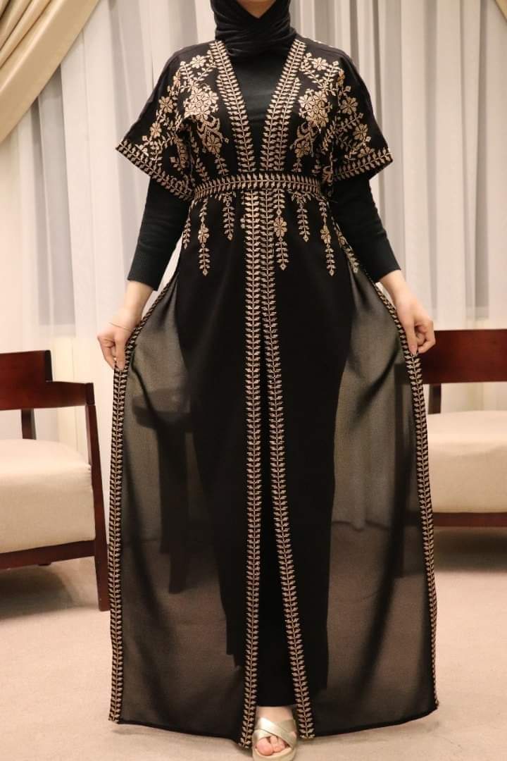 Jordanian Palestinian Dress Abaya THOBE / KAFTAN (Embroidered)