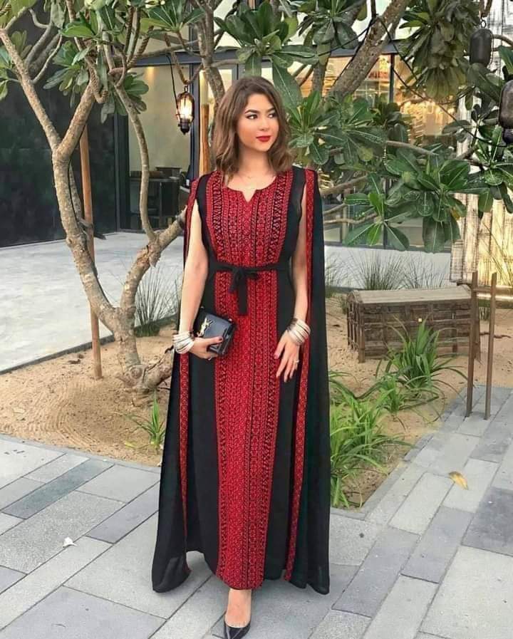 Jordanian Palestinian Dress Abaya THOBE / KAFTAN (Embroidered)