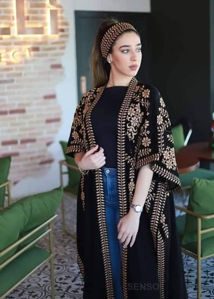 Jordanian Palestinian Dress Abaya THOBE / KAFTAN (Embroidered)