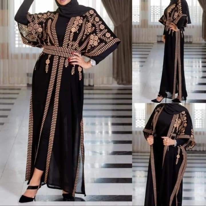Jordanian Palestinian Dress Abaya THOBE / KAFTAN (Embroidered)