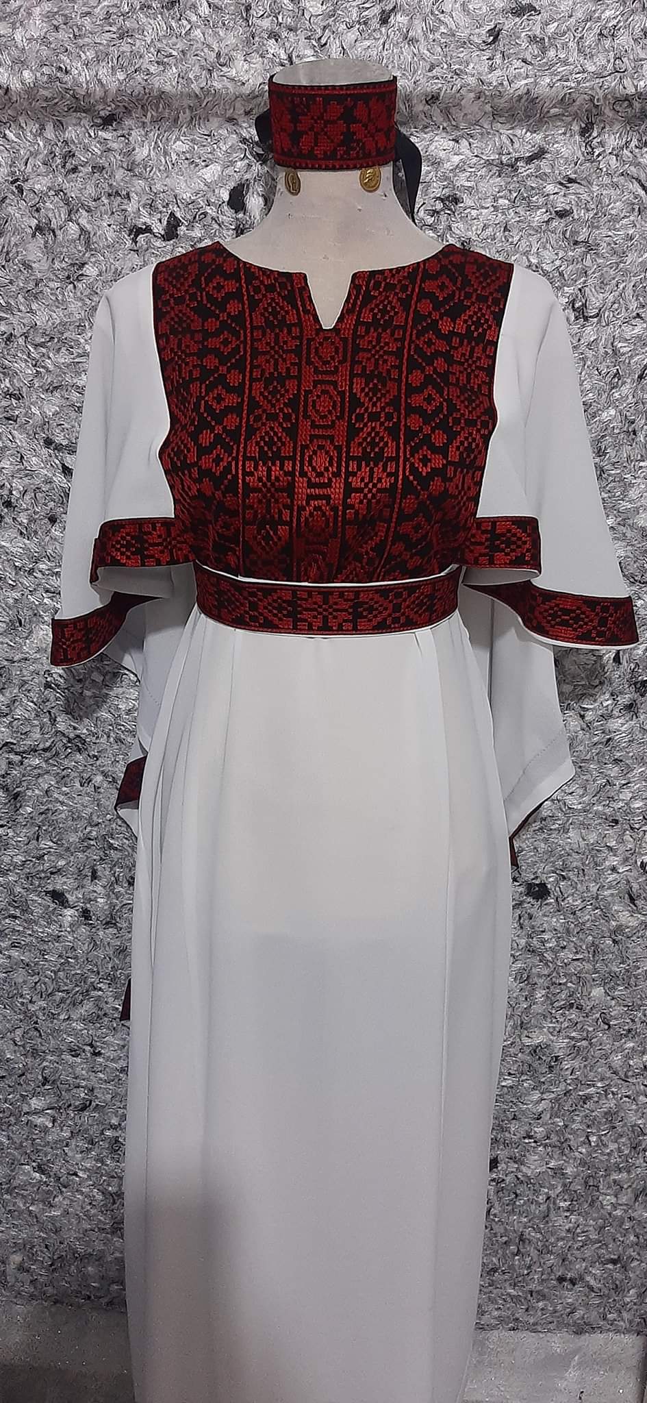 Jordanian Palestinian Dress Abaya THOBE / KAFTAN (Embroidered)