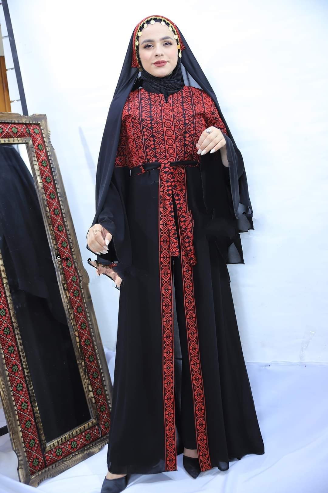 Jordanian Palestinian Dress Abaya THOBE / KAFTAN (Embroidered)