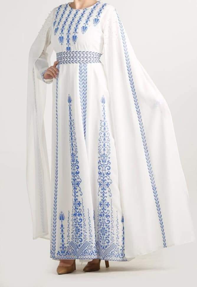 Jordanian Palestinian Dress Abaya THOBE / KAFTAN (Embroidered)
