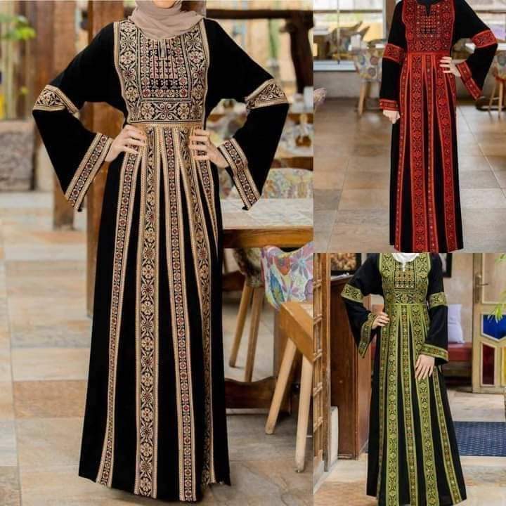 Jordanian Palestinian Dress Abaya THOBE / KAFTAN (Embroidered)