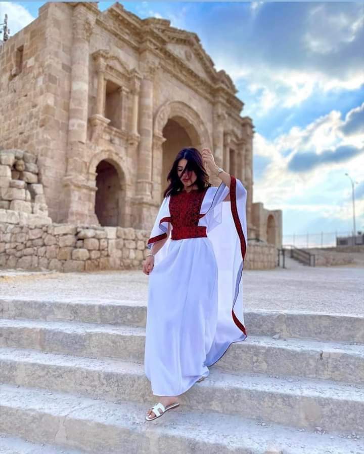 Jordanian Palestinian Dress Abaya THOBE / KAFTAN (Embroidered)