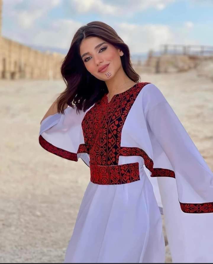 Jordanian Palestinian Dress Abaya THOBE / KAFTAN (Embroidered)