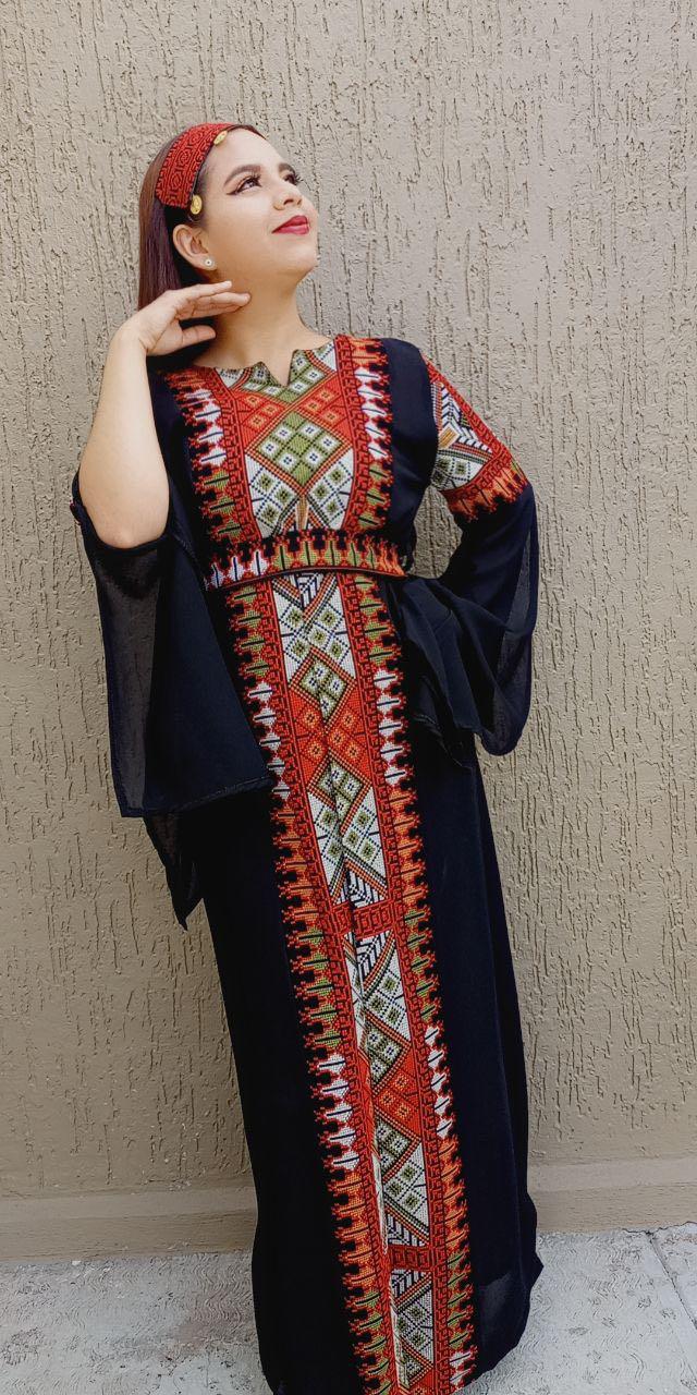 Jordanian Palestinian Dress Abaya THOBE / KAFTAN (Embroidered)