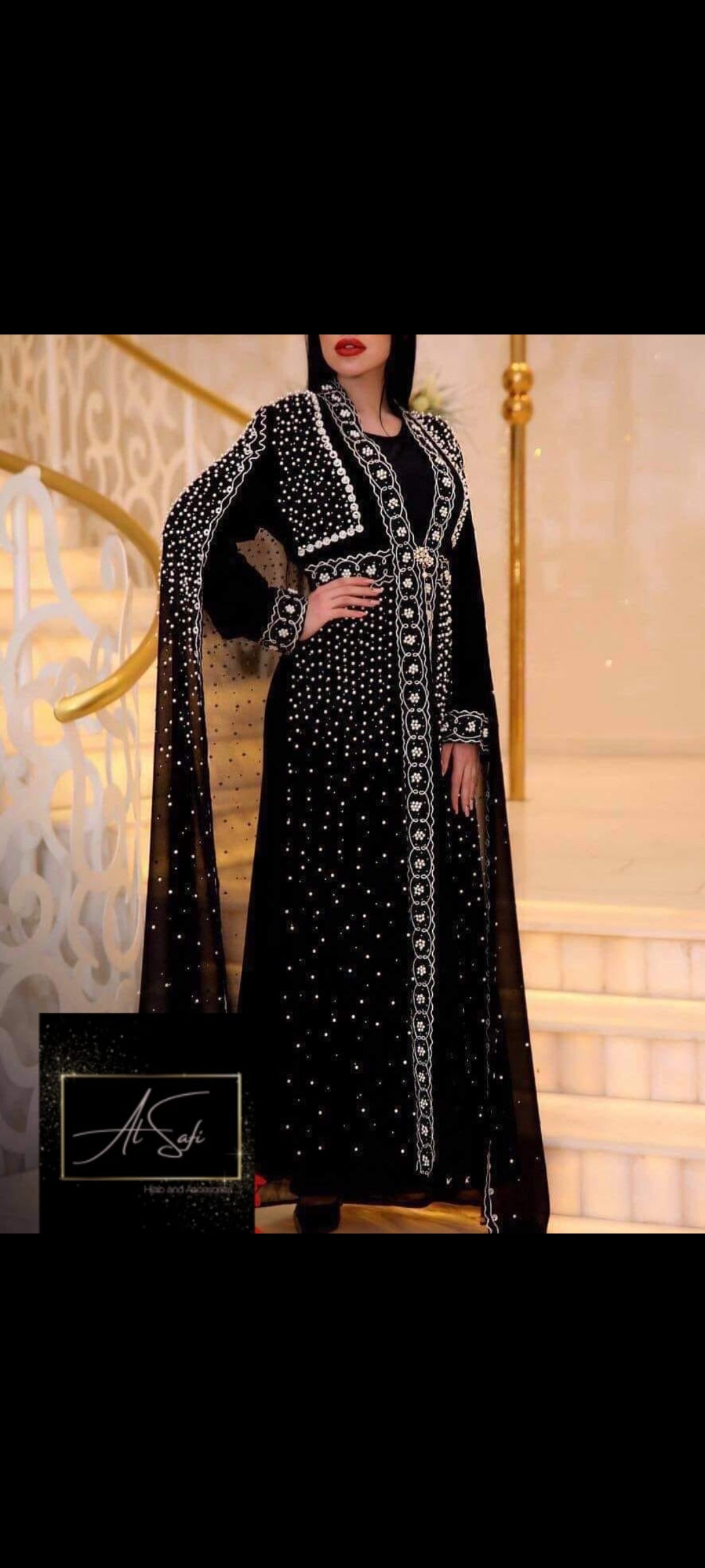 Jordanian Palestinian Dress Abaya THOBE / KAFTAN (Embroidered)