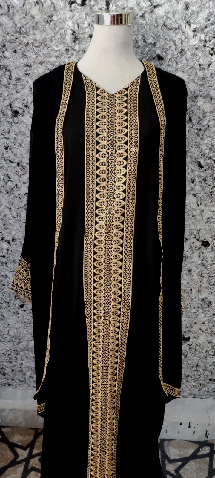 Jordanian Palestinian Dress Abaya THOBE / KAFTAN (Embroidered)