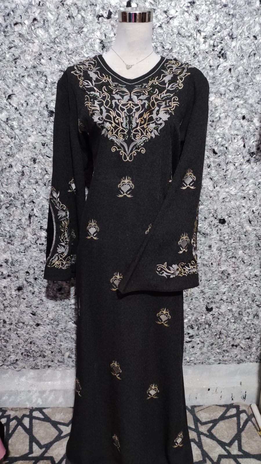 Jordanian Palestinian Dress Abaya THOBE / KAFTAN (Embroidered)