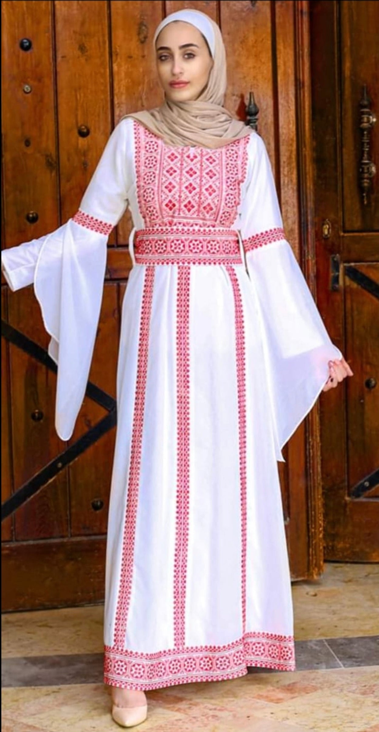 Jordanian Palestinian Dress Abaya THOBE / KAFTAN (Embroidered)