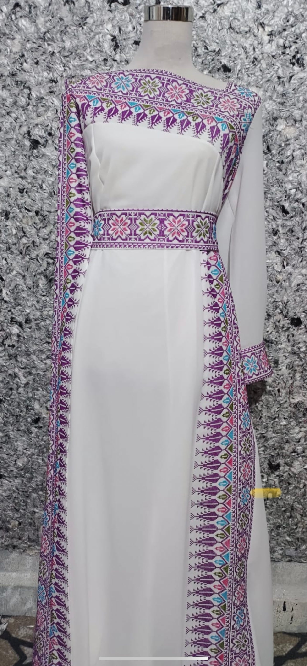 Jordanian Palestinian Dress Abaya THOBE / KAFTAN (Embroidered)