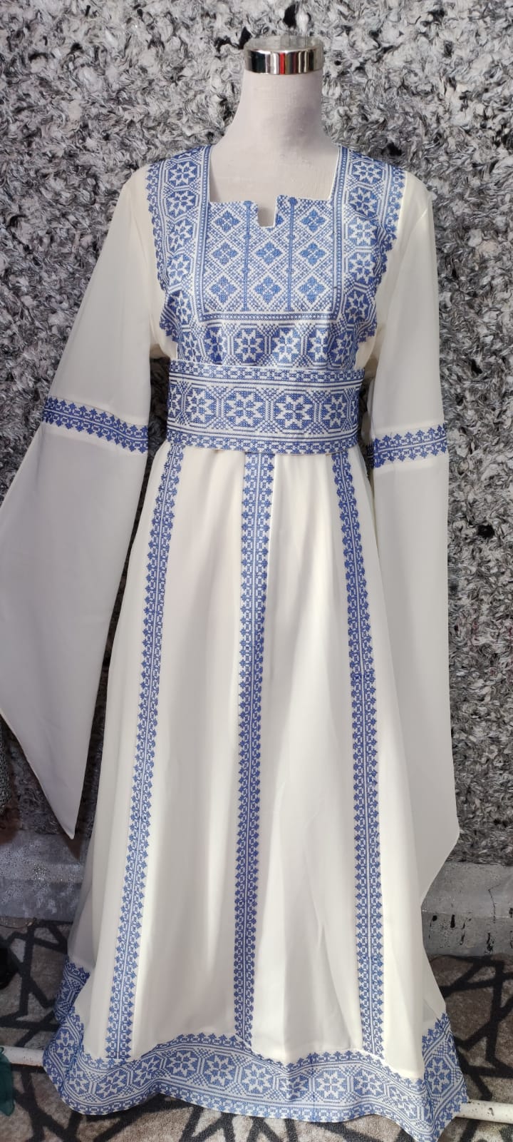 Jordanian Palestinian Dress Abaya THOBE / KAFTAN (Embroidered)