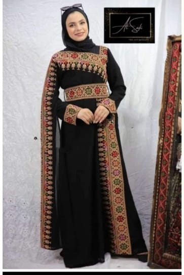 Jordanian Palestinian Dress Abaya THOBE / KAFTAN (Embroidered)