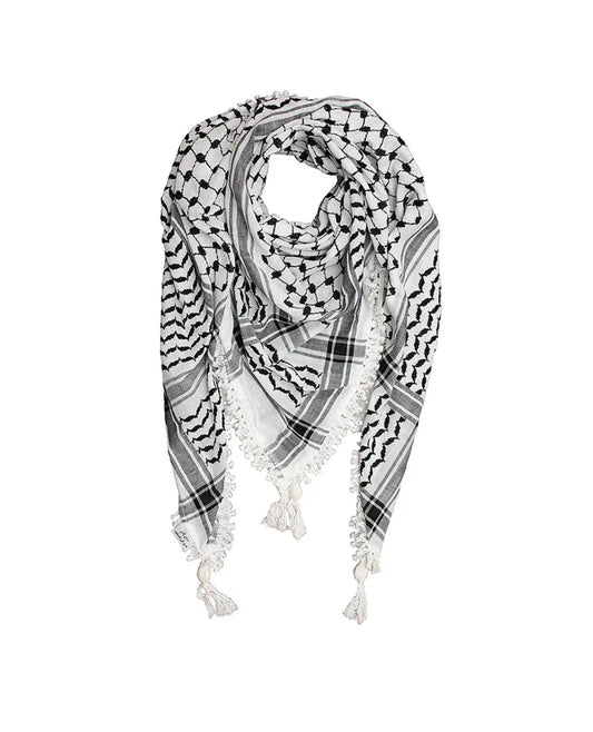 handmade SHEMAGH SCARF Keffiyeh Jordanian Palestinian Arab