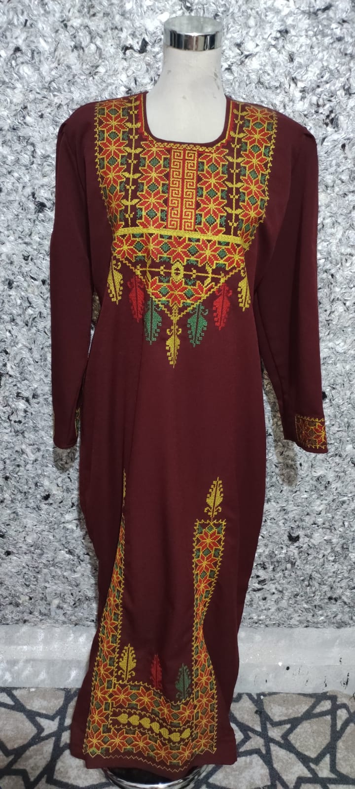 Jordanian Palestinian Dress Abaya THOBE / KAFTAN (Embroidered)